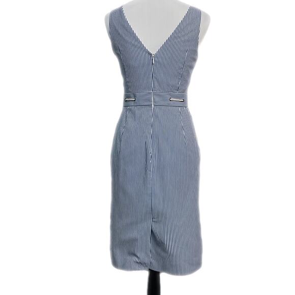 EUC - J Crew Nautical A Line Seersucker Dress - Picture 3 of 8